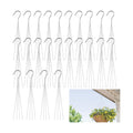 24 Inch Orchid Wire Plant Hangers for Hanging Baskets, 4-Wire | 24 Pack Wire Hangers for Plants, Replacement Hanging