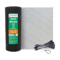 AlpineReach Plastic Chicken Wire Fencing Mesh 1.3ft x 30ft Roll with Zip Ties - Ideal for Poultry, Dogs, Rabbit Barrier