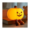 Cute Halloween Pumpkin Night Light Rechargeable for Nursery Bedroom