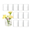 12pcs Glass Cylinder Vases for Centerpieces - 4 inch Clear Glass Flowers Vases Bulk, Hurricane Candle Holders Floating Candle Vases for Table Centerpiece Formal Dinners Home Decor