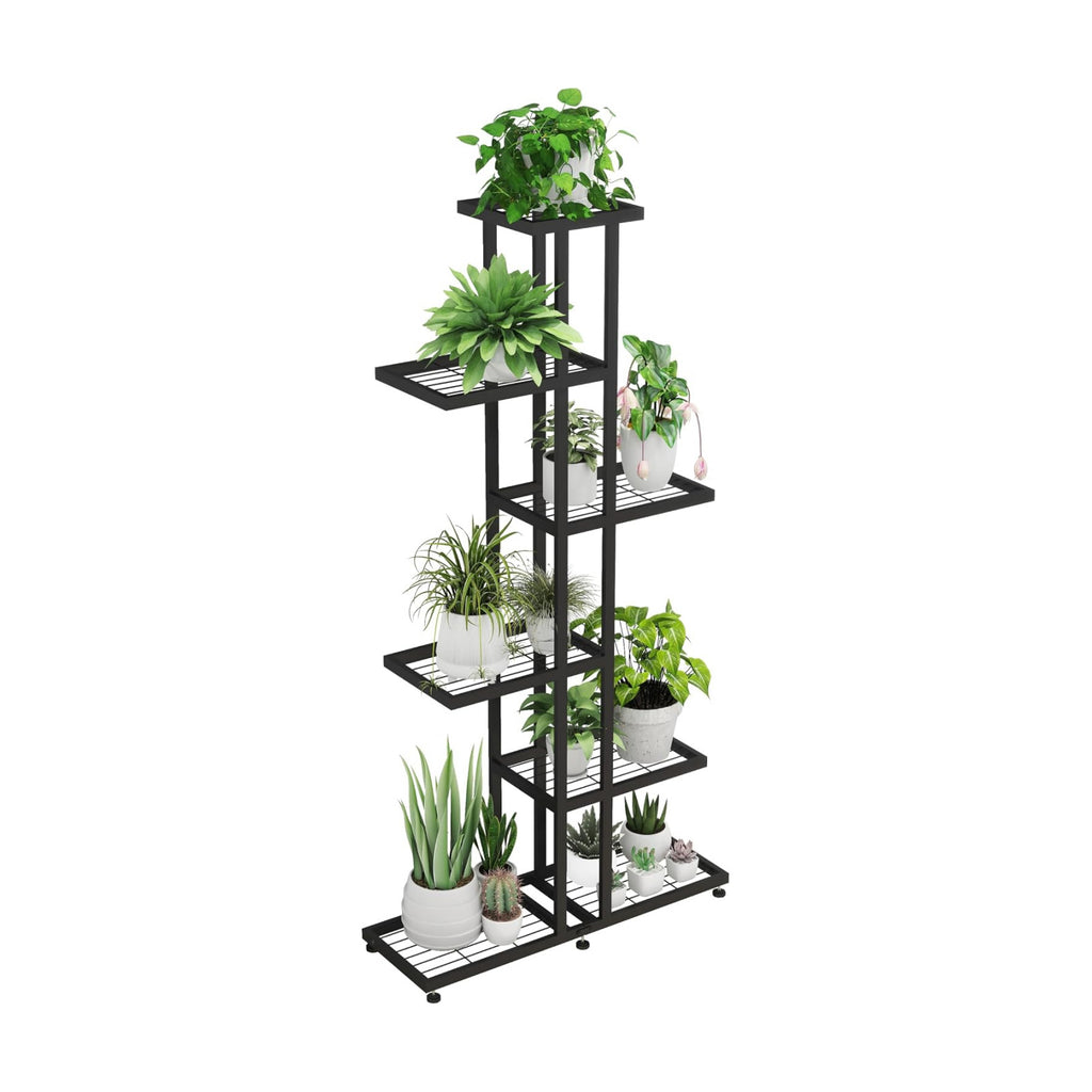 Plant Stand Indoor Outdoor Plant Stands for Patio 6 Tier Tall Plant Stand Metal Flower Shelf Multilayer Flower Holder