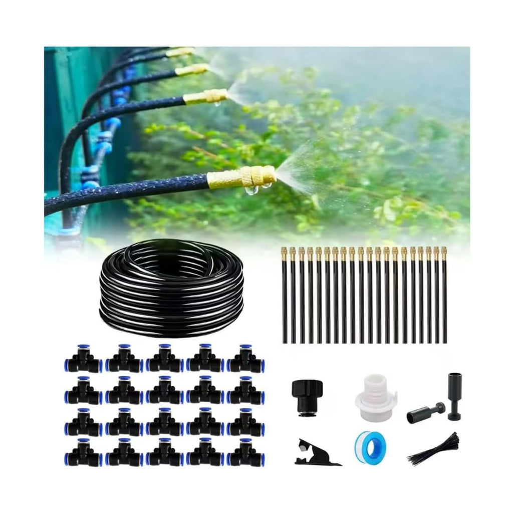 New drip Irrigation kit, Automatic Garden Watering System, Quick Connector and 360-degree Bending Dropper atomizing