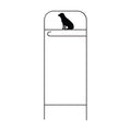 Briarwood Lane Everyday Wrought Iron Dog Garden Flag Arbor 41x15