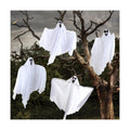 4 Pcs 31.5" Hanging Ghosts Halloween Decorations Outdoor, Hanging Ghosts Halloween Decor for Garden Yard Patio Lawn