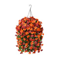IINQCMY Artificial Flowers Fall Hanging Basket Outdoors Fake Begonias