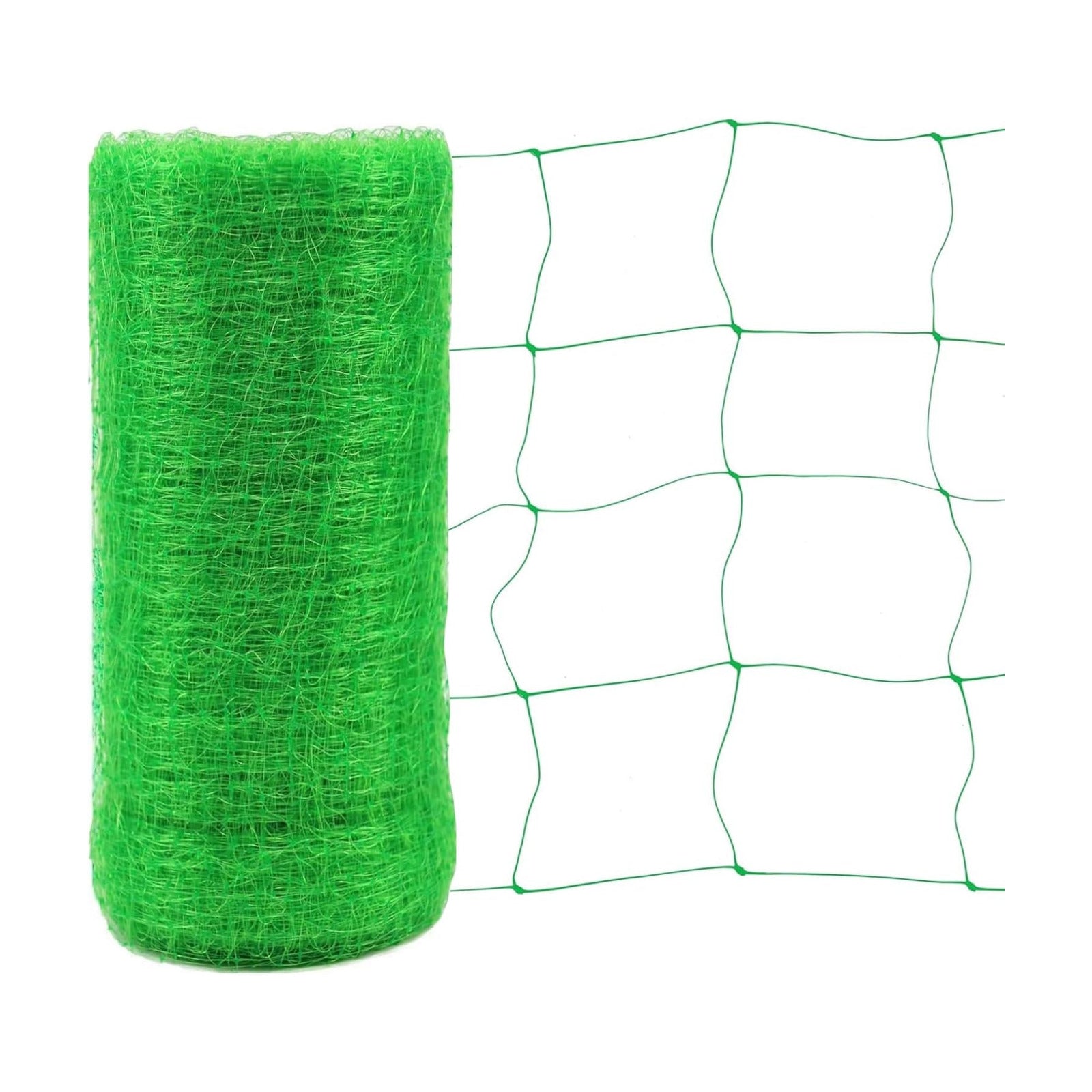 Toolazy Trellis Netting 79" x328' Green - Heavy Duty 6" Mesh Plant Support Net for Climbing Vegetables, Garden Trellis