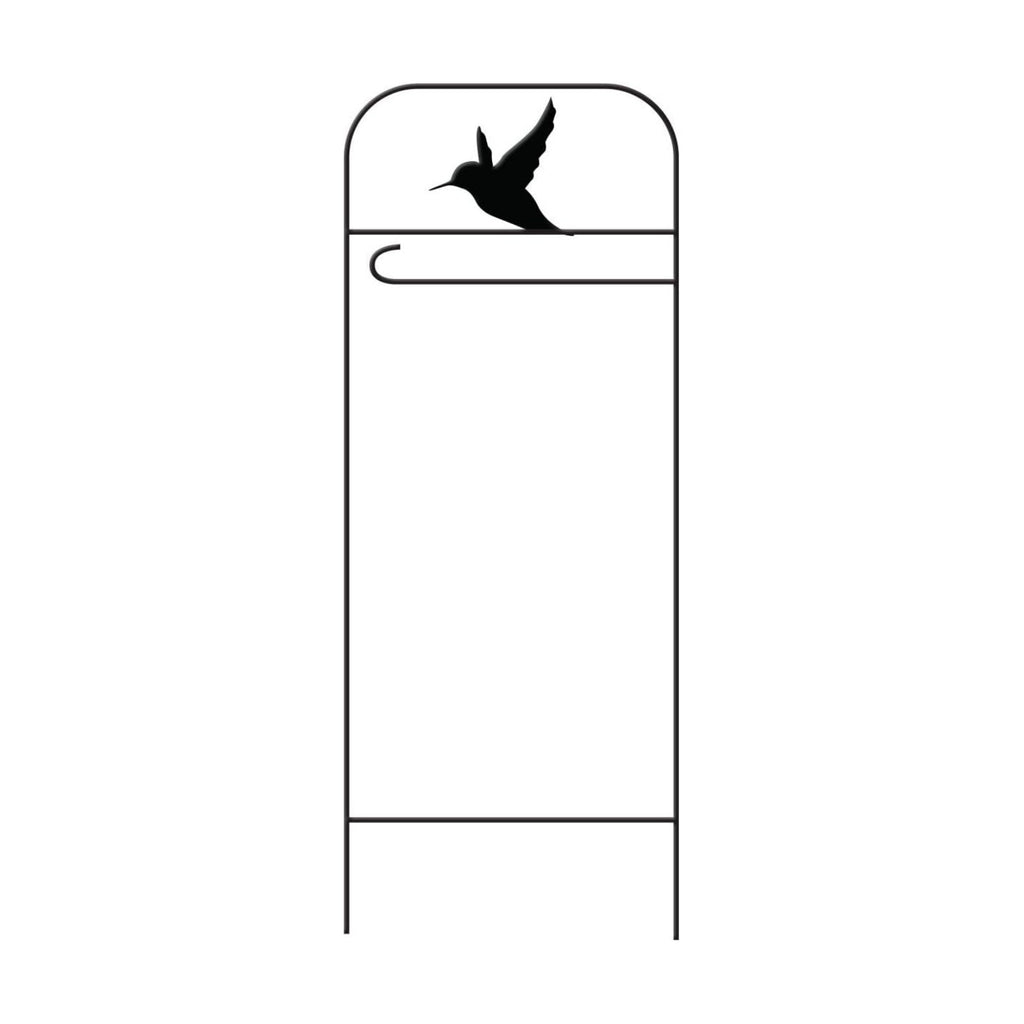 Briarwood Lane Wrought Iron Hummingbird Garden Flag Arbor 41x15 Garden Flag Decorative Arbor