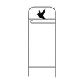 Briarwood Lane Wrought Iron Hummingbird Garden Flag Arbor 41x15 Garden Flag Decorative Arbor