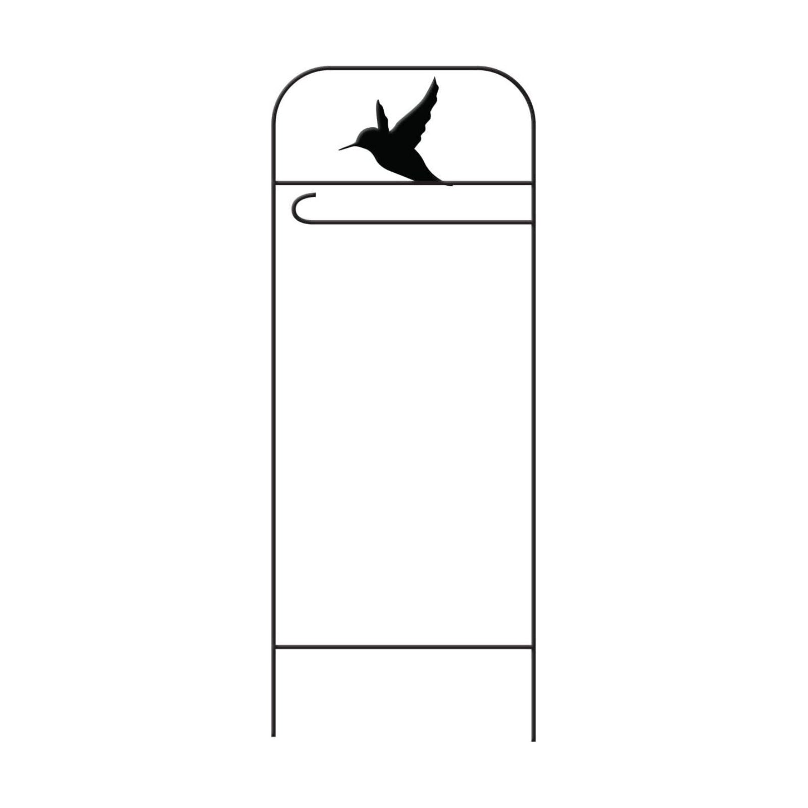 Briarwood Lane Wrought Iron Hummingbird Garden Flag Arbor 41x15 Garden Flag Decorative Arbor