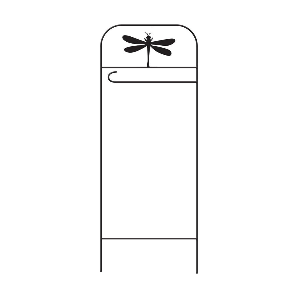Briarwood Lane Everyday Wrought Iron Dragonfly Garden Flag Arbor 41x15 Garden Flag Decorative Arbor