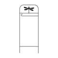 Briarwood Lane Everyday Wrought Iron Dragonfly Garden Flag Arbor 41x15 Garden Flag Decorative Arbor