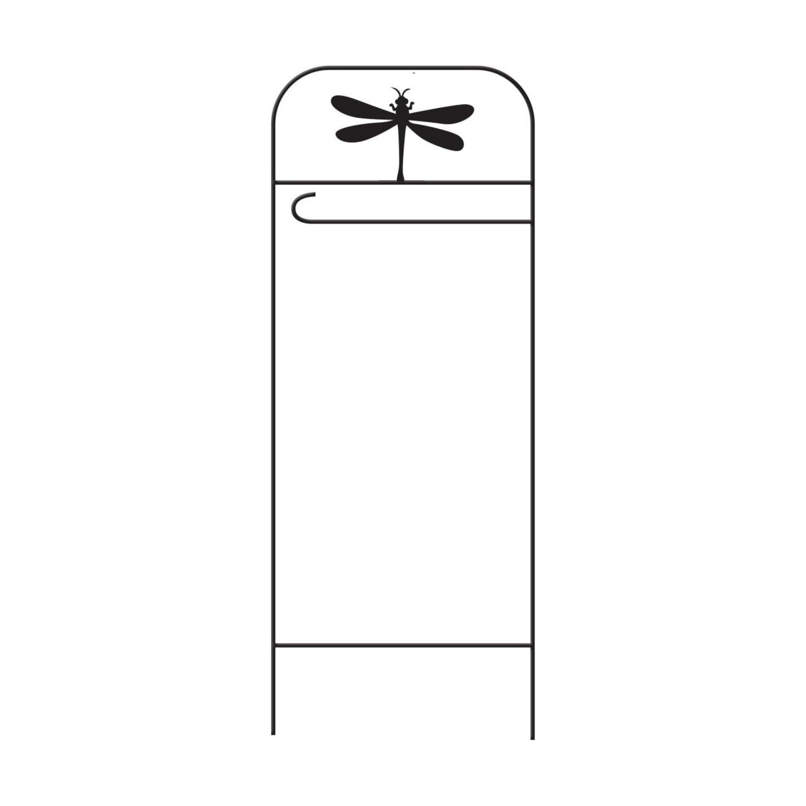 Briarwood Lane Everyday Wrought Iron Dragonfly Garden Flag Arbor 41x15 Garden Flag Decorative Arbor