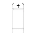 Briarwood Lane Everyday Wrought Iron Cross Garden Flag Arbor 41x15 Garden Flag Decorative Arbor