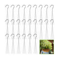 24 Pack Chain for Hanging Plants, 24 inch 4 Point Wire Plant Hangers for Hanging Baskets, Hanging Plant Chain for