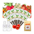 Red Strawberry and Pineberry Seed Pod Kit for AeroGarden, idoo, Ahopegarden with Red Strawberry, Radish, Pineberry,Red
