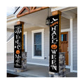 Halloween Porch Banners Happy Halloween Welcome Front Door Decorations