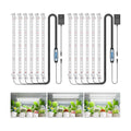 Wiaxulay 16in Grow Light Strip for Indoor Plants Seed Starting, 36W, 2 Pack