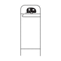Briarwood Lane Everyday Wrought Iron Camper Garden Flag Arbor 41x15 Garden Flag Decorative Arbor