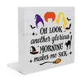 Halloween Decorations Sign Witches Wood Sign