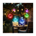 GIGALUMI Solar Hanging Lights Outside Solar Christmas Decoration Light 16Pc