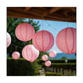 Pink Paper Lanterns Decorative 10pcs Party Hanging Decorations for Bachelorette Wedding Birthday Baby Shower Graduation Anniversary Pink Themed Room Decor DIY Activities