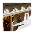 Christmas Light Clips, 400 Pack Gutter Clips for C7 C9 String Lights, White