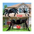 3 Packs Halloween Giant Spider Decorations Outdoor Indoor (59", 49", 35")