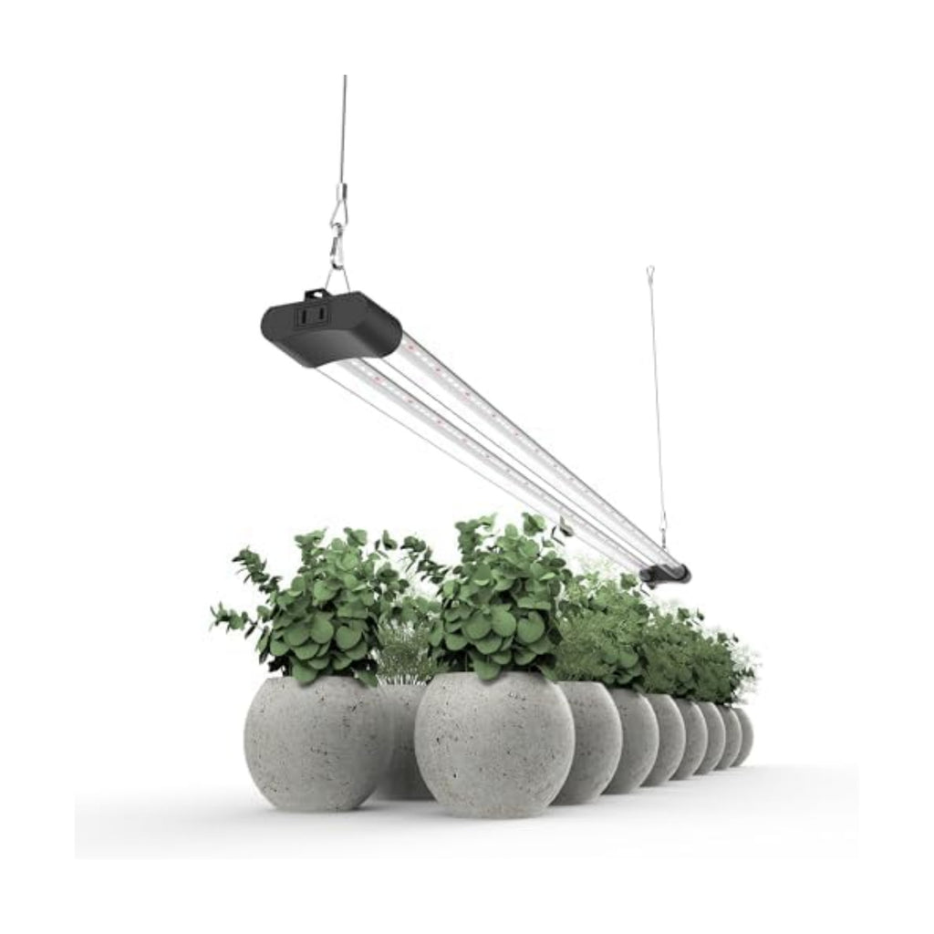 LED Grow Light Full Spectrum Light Linkable 5000K Daylight + 660nm Red Indoor Plant Lighting Fixture (4 FT)