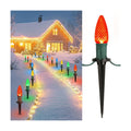 Brightown Strawberry C9 Christmas Pathway String Lights, 25.7 FT C9 Lights