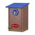 Kingsyard Recycled Plastic Bird House for Outdoors - Weatherproof Wren Bird Nesting with Predator Guard & Air Vents