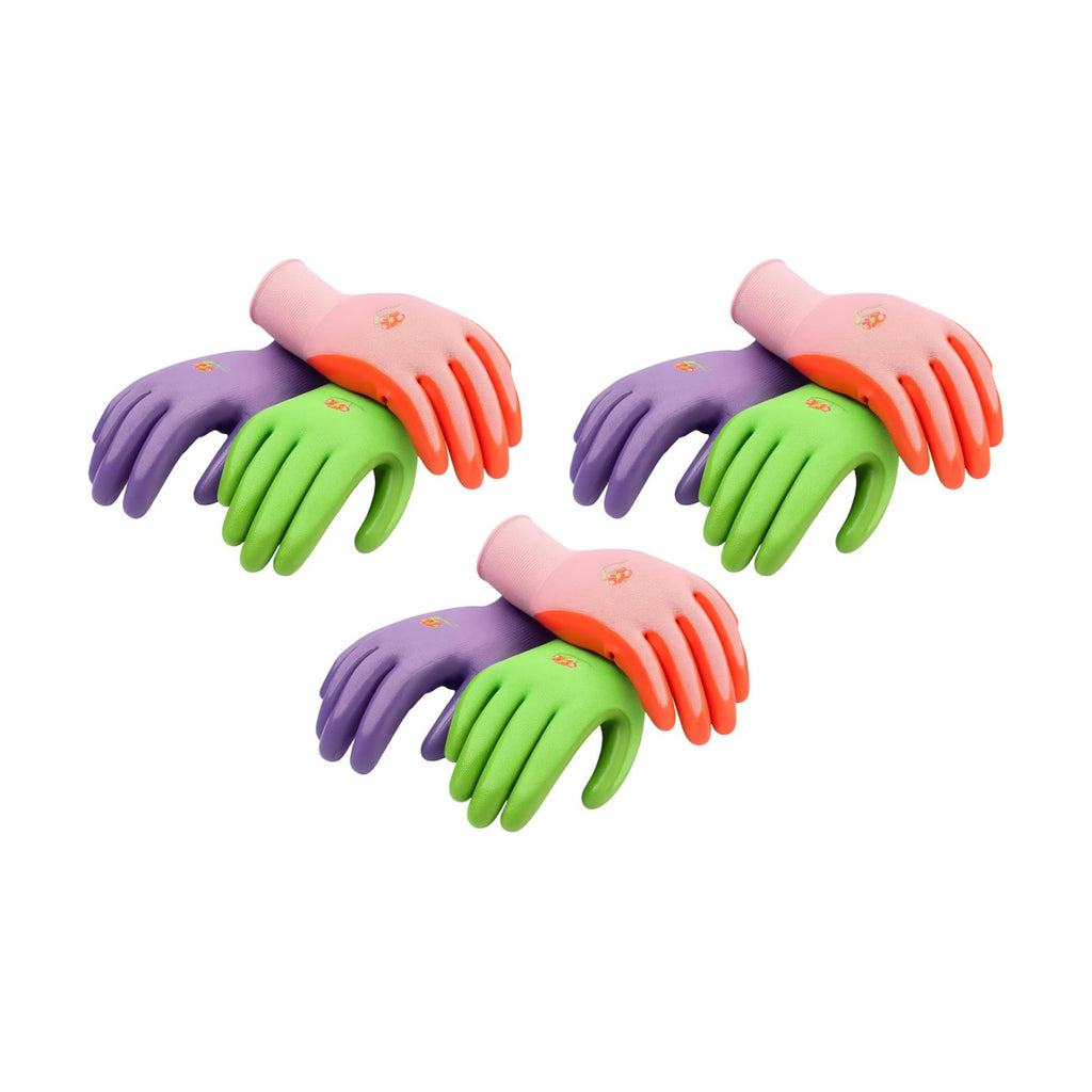 G & F Products 12 PAIRS Women Gardening Gloves with Micro Foam Coating - Garden Gloves Texture Grip - Women’s Work