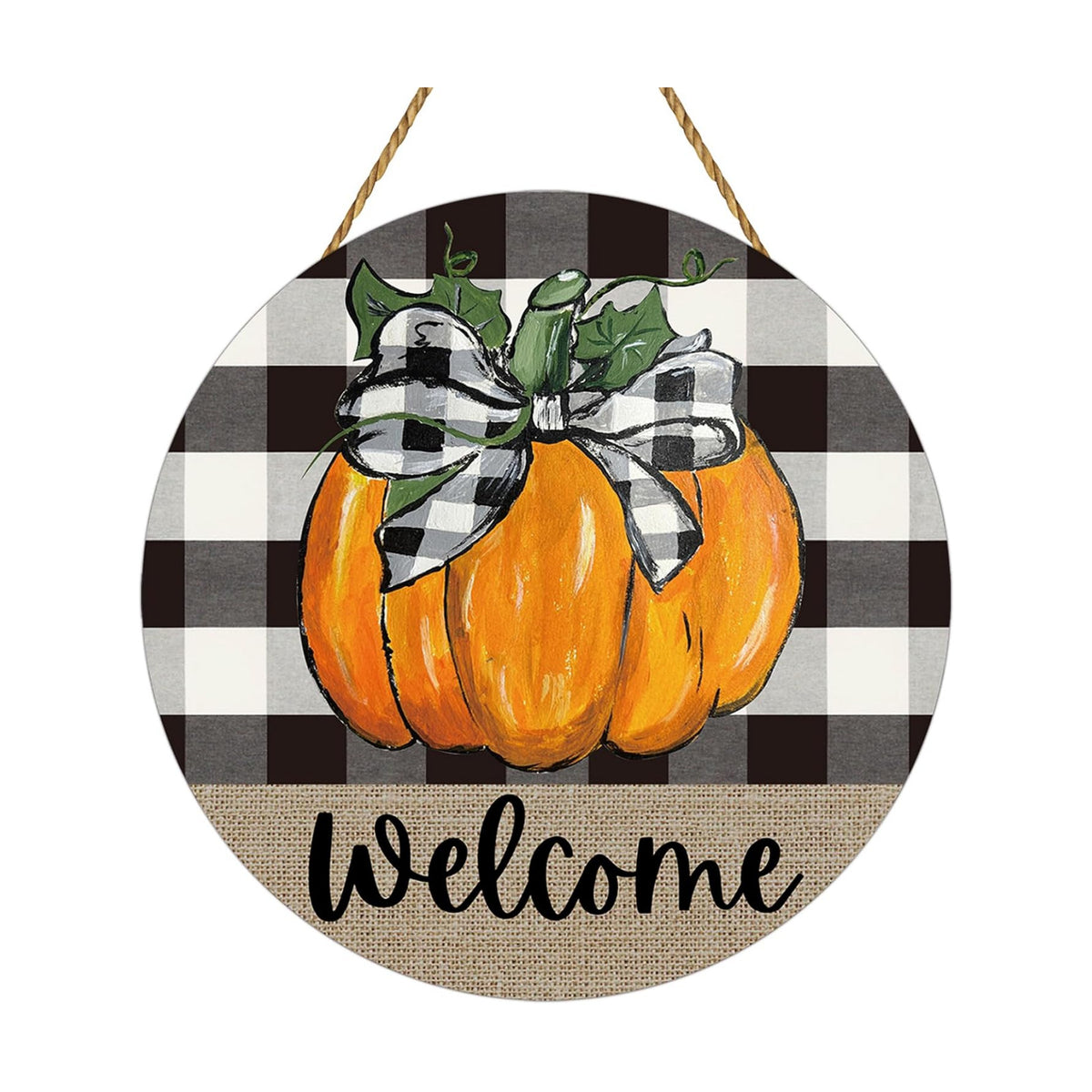 Fall Decorations for Home Fall Door Decor Pumpkin Wall Decor Welcome Sign