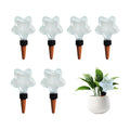 Star-Shaped 7.04oz/200ml Plant Watering Globes - 6 Self Watering Globes for Outdoor ＆ Indoor Plants