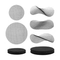 50pcs Flower Pot Hole Mesh Pads, 2/4 inch Round Mesh Pads for Plant Pots Polyethylene Bonsai Mesh Drainage Screens Garden Drainage Mesh Plant Pot Bottom Mesh