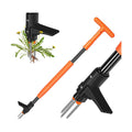 SHANTRA Weed Puller Tool, 3-Claw Stand Up Weed Puller Tool with Long Handle, Garden Weeder Puller Heavy Duty Stand Up