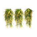 RECUTMS 3 Pack Hanging Money Plants Faux Draping Plants Fake Hanging Planta