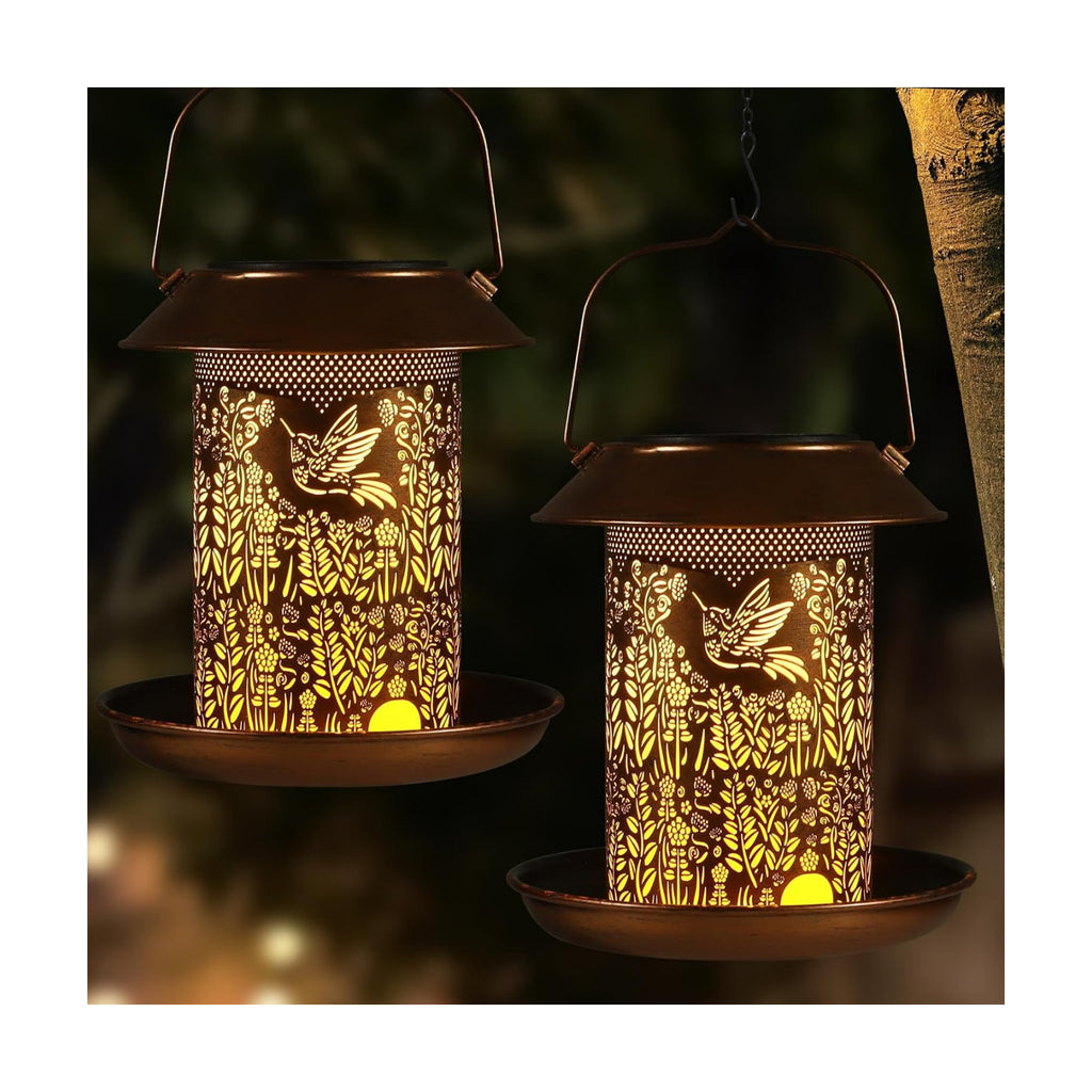 2 Pack Bird Feeders for Outdoors Hummingbird Gifts for Women Mom