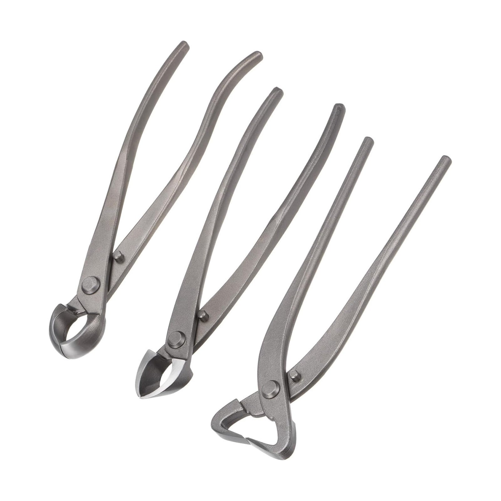 M METERXITY 3Peice Bonsai Tool Set - 8.3 Inch High Carbon Steel Knob Concave Cutter, Bonsai Tree Plants Modeling Tools