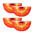 Newwiee 4 Pcs Thanksgiving Fall Bunting for Outside, Red, 3 x 1.5 ft