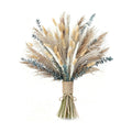 xin's convey 120 PCS Dried Pampas Grass, Dried Flowers, Reed Grass Bouquet for Bohemian Flowers Home Table Wedding Decoration, Rustic Farmhour.(Light Brown)