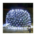 WBao Christmas Net Lights, 200LED 8.4ft x 5.2ft Christmas Lights with 8 Modes, Timer, End to End Connectable, Waterproof Design for Lawn, Bushes, Trees Outdoor Xmas Decorations, Cool White