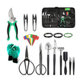 24 Piece Bonsai Tree Kit, Bonsai Trimming Tool Set, Bonsai Starter Kit, Carbon Steel Scissors Cutter Shears, Stainless