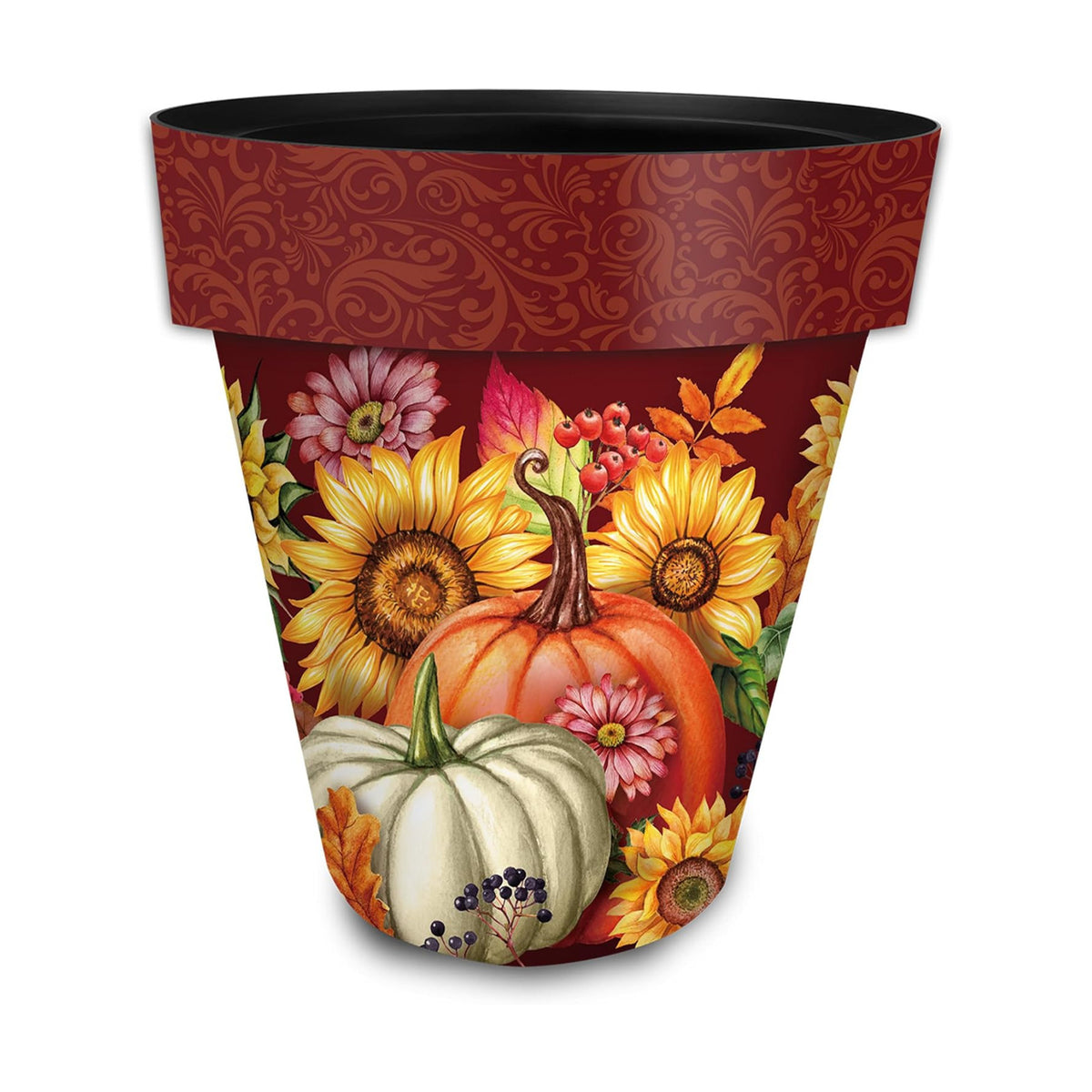 Briarwood Lane Fall Planter 14" x 15" x 15" Fall Beauty Large for Fall Planter