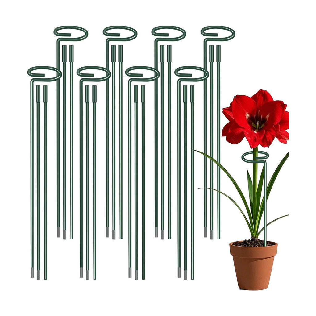 36 Inch Plant Sticks Support Tall Three Sizes (12 or 24 or 36 Inch), 8 Pcs 4.5mm Adjustable Outdoor and Indoor Plant