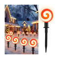 Ultimate Unicorn Christmas Decoration Lollipop Pathway Lights Red