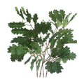 4Pcs Artificial Oak Tree Leaf Stems with Fruits Faux Oak Tree Branches Green Plant for Greenery Home Kitchen Table Centerpieces Festival Decor (Green)