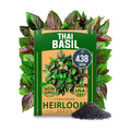 HOME GROWN Thai Basil Seeds, 438 Seeds, Ocimum basilicum VAR. thyrsiflora