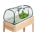Garden Bed Cover, 45"x22"x16"(H), Plastic Hot House, Garden Row Accelerator, Greenhouse, Freeze Protection Humidity