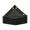 90% Shade Cloth, Black 4' x 10' Outdoor Dog Shade Tarp, Shade Cover with Upgrade Grommets and Zip Ties, Sunblock Net