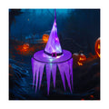 light up Halloween Decorations Witch Hat Hanging sawtooth Lights Ghost hats
